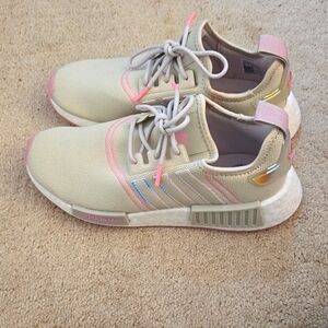Adidas Pink/Iridescent Detail Sneakers